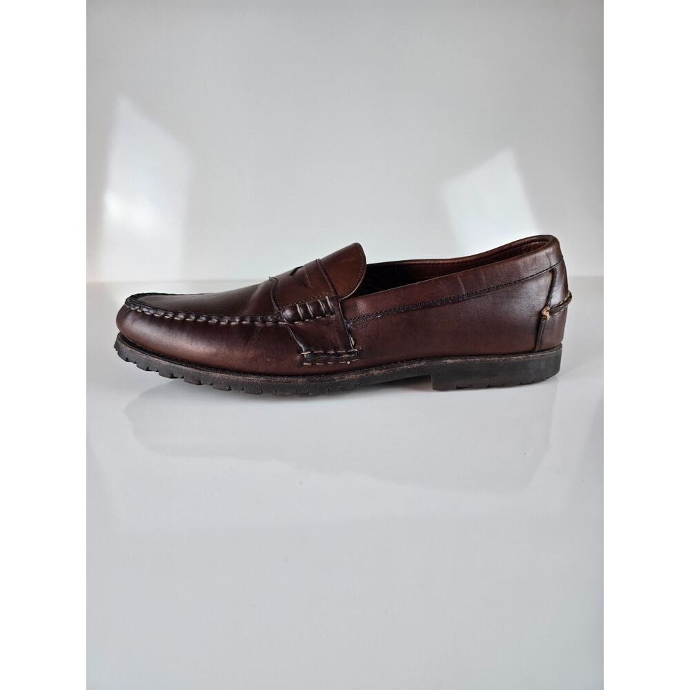 Allen Edmonds Rockland Men's Penny Loafer 13 D Brown Leather Slip On Shoes 42556
